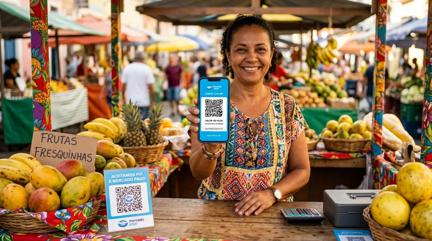 Como criar QR Code Mercado Pago sem valor pelo aplicativo.