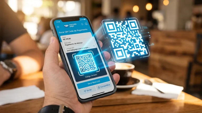 Como transformar link de pagamento em QR Code no Mercado Pago.