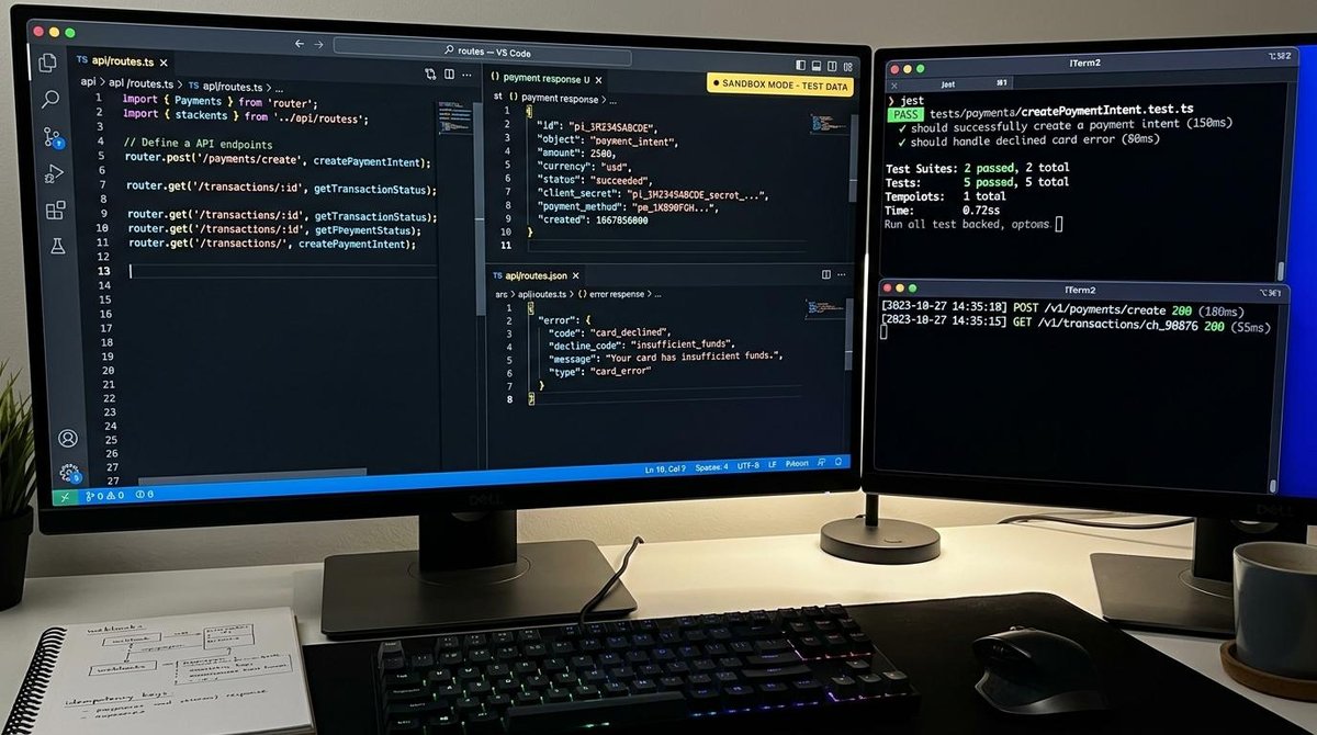 Configurar Ambiente Api Pagamento em duas telas